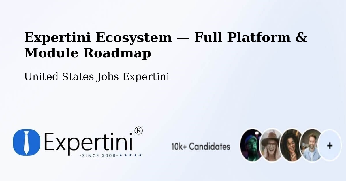 Expertini Ecosystem — Full Platform & Module Roadmap – Normal
