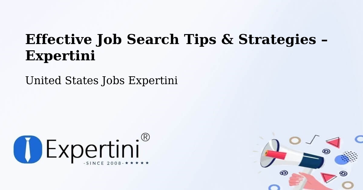Job Search Tips & Strategies for Job Seekers – Normal - Normal, United States Jobs Expertini